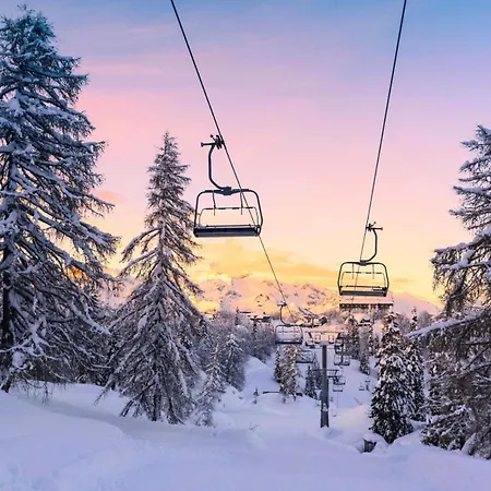 Anges - Pour 4 Personnes - Skis Aux Pieds Mae-9024 *